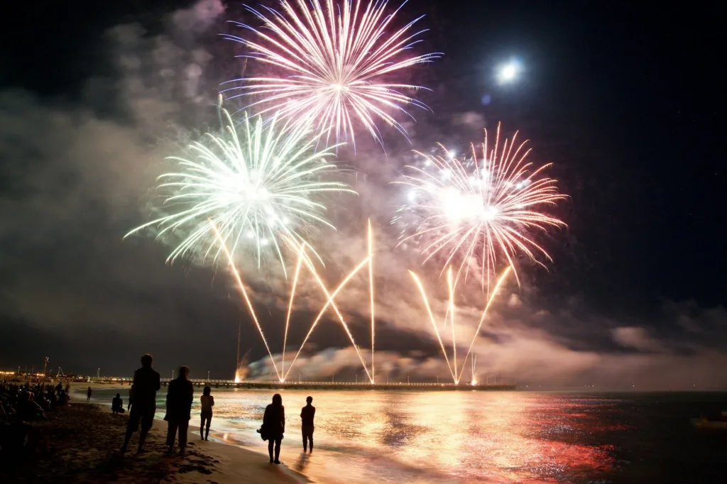 Fireworks By The Sea