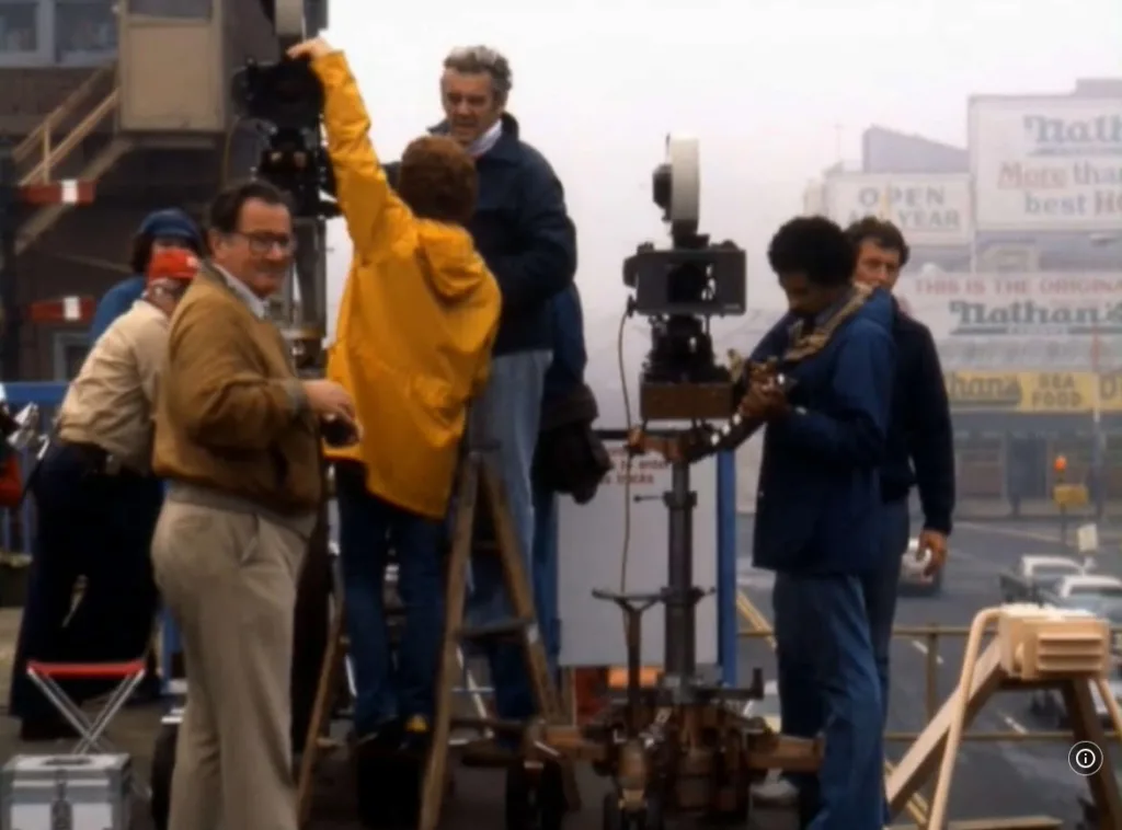 "The Warriors" production team in Coney Island
